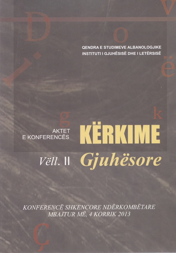 Aktet e Konferencës “Kërkime Gjuhësore II”